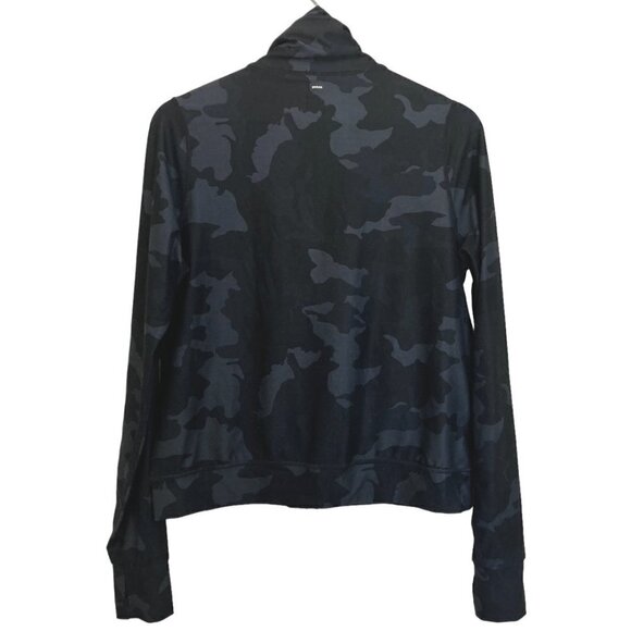 PRANA Layna Zip Up Jacket in Black/Gray Camouflage - Picture 12 of 14